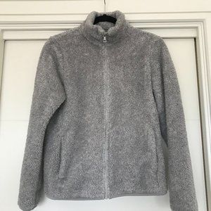 UNIQLO WOMEN FLUFFY YARN FLEECE FULL-ZIP JACKET
